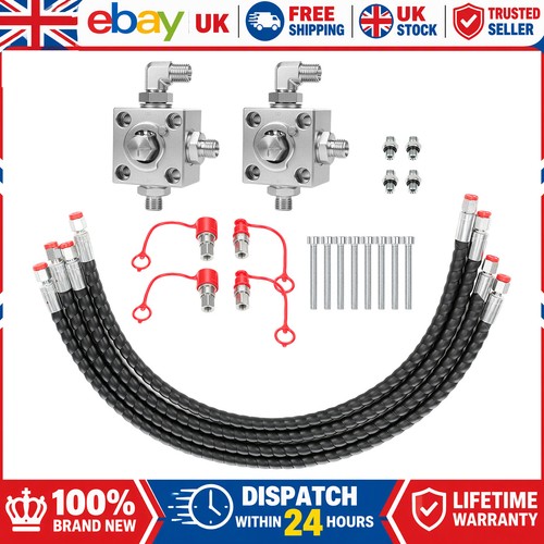 Way hydraulic selector - 2x, 3-way