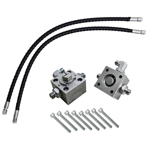 2pcs three way - way, valves